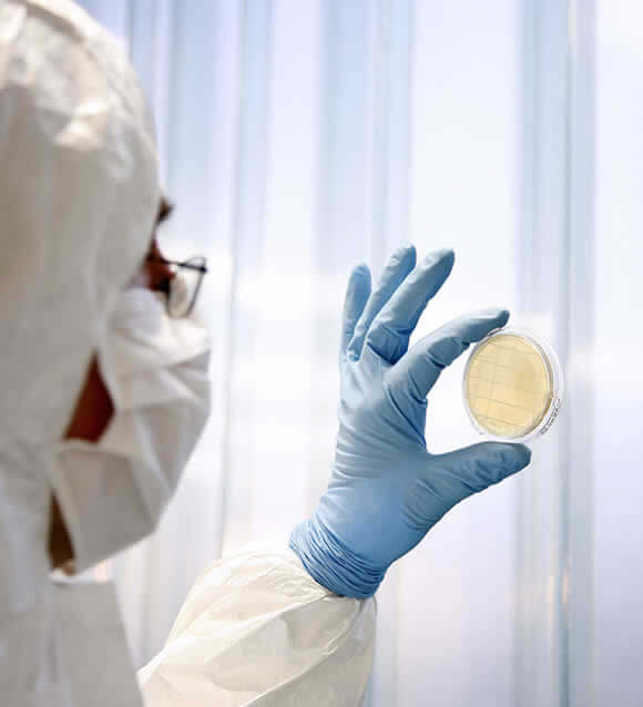 Análisis de producto médico y cuartos limpios